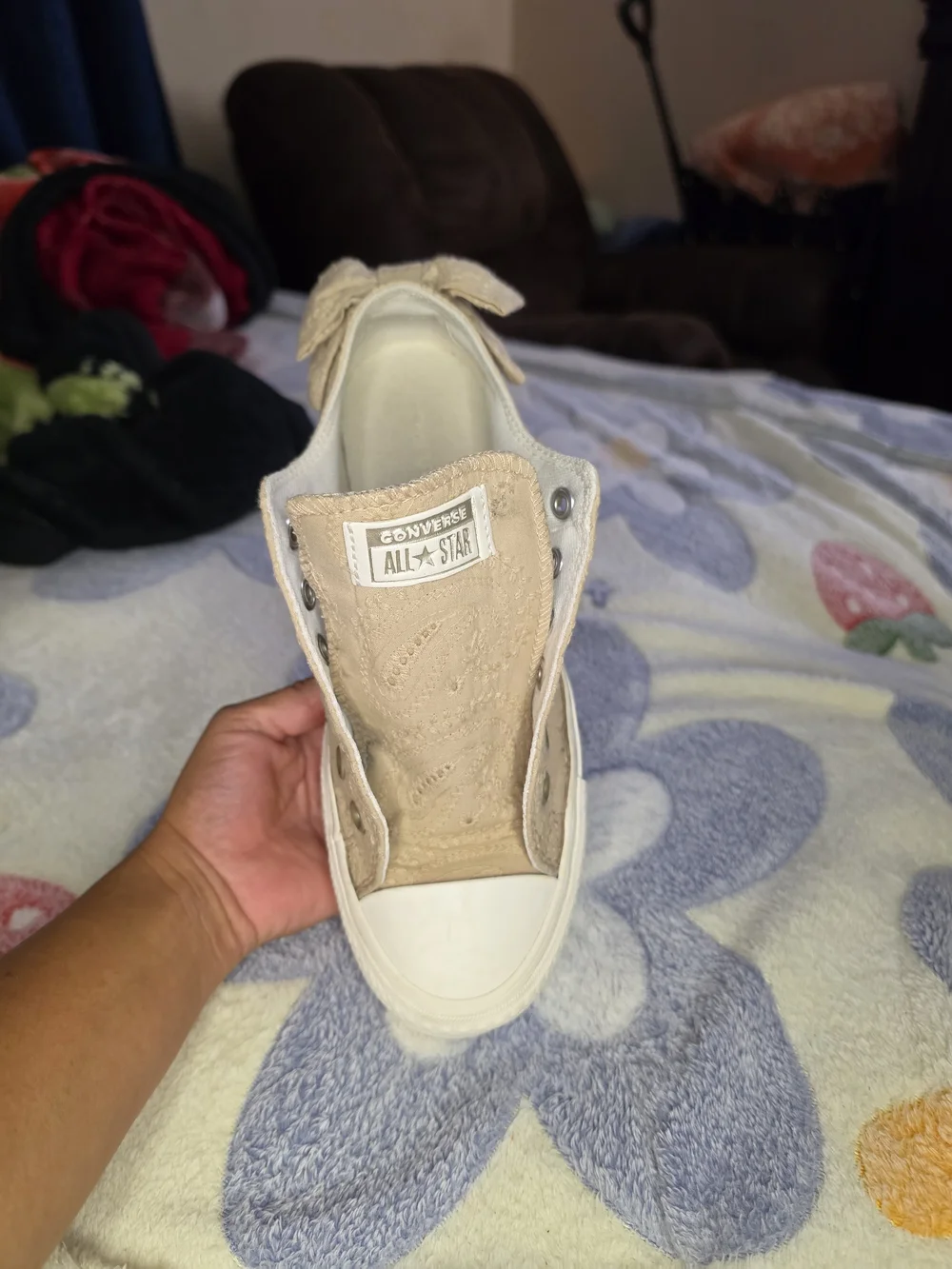Converse All Star Women's Low-Top Sneakers in Beige